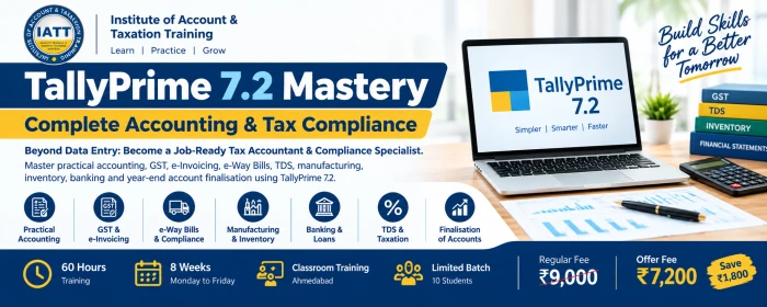 TallyPrime 7.2 Mastery - Complete Accounting & Tax Compliance